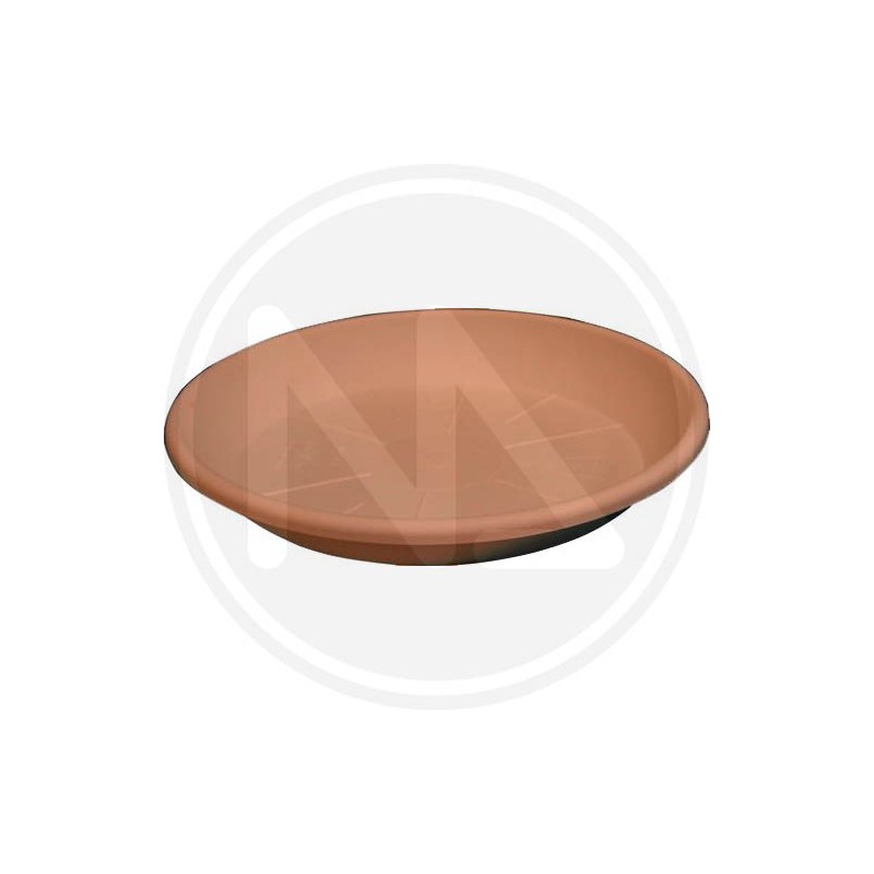 SAUCER FLOWER ROUND FESTOONED POT "TERRACOTTA"