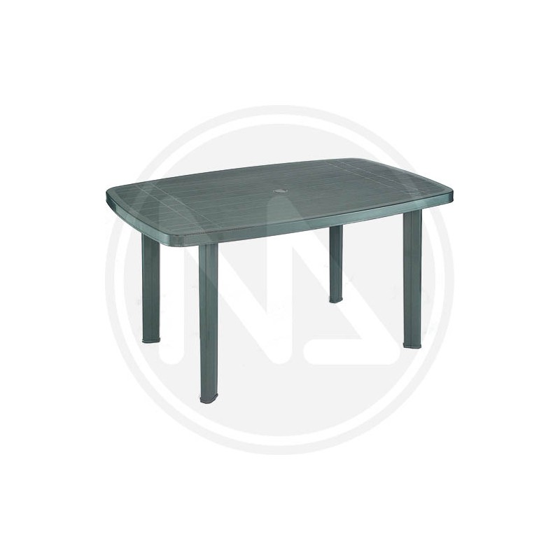 GREEN RESIN TABLE "ULISSE"