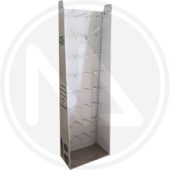 EXHIBITOR FOR SEEDS FOR VEGETABLE GARDEN 48 HOOKS