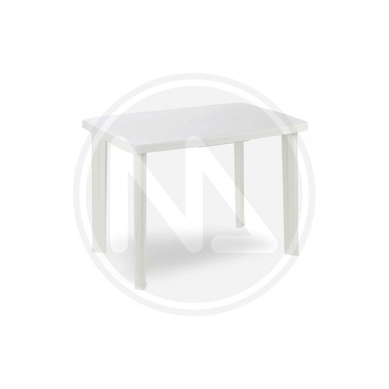 WHITE RESIN TABLE "FARETTO"