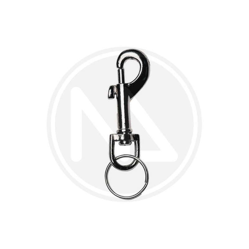PORTACHIAVI CON ANELLO "moschettone"