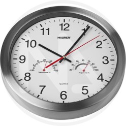 OROLOGIO DA PARETE in ACCIAIO MAURER