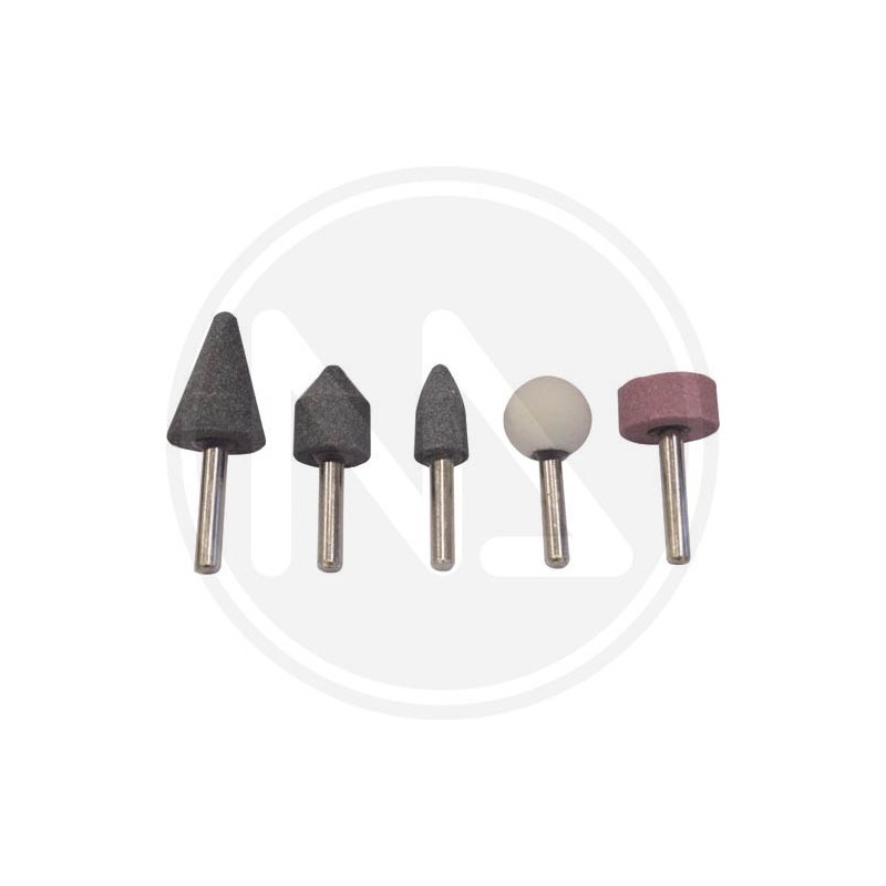 MOUnted stones with shank 5 pcs maurer
