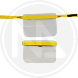 CLEAR PROTECTIVE VISOR With VELCRO BAND AND SPONGE MAURER