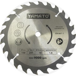 SEGA CIRCOLARE A BATTERIA "CCS 20 L" YAMATO MYX (SOLO CORPO)