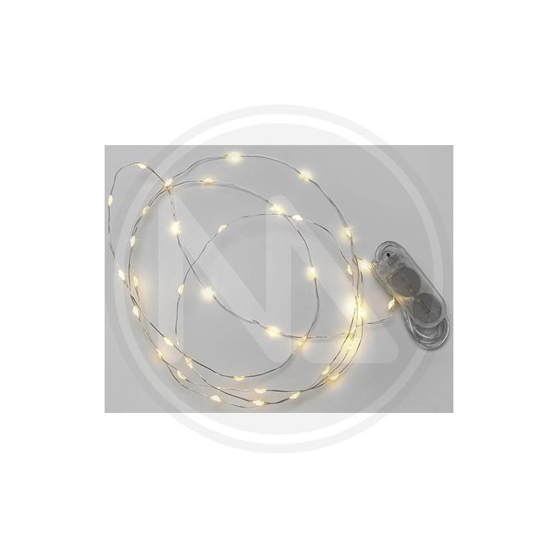 MINI LED LIGHTS DECORATIVE 40 MICROLED to BATTERY MAURER