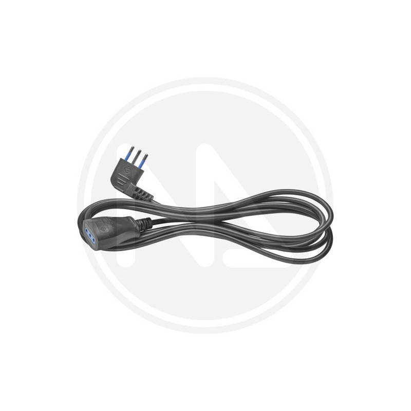 Black electric trailing cable "3X0,75" maurer