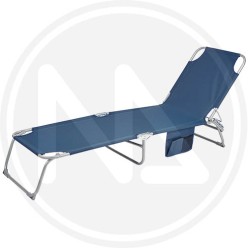 blu steel SEA LOUNGER WITH POCKET PAPILLON
