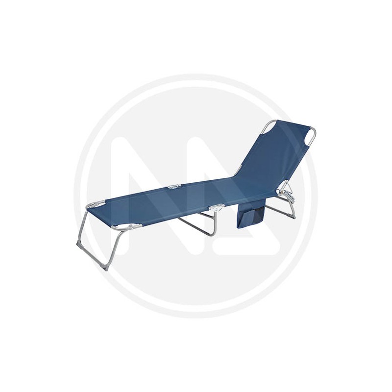 blu steel SEA LOUNGER WITH POCKET PAPILLON