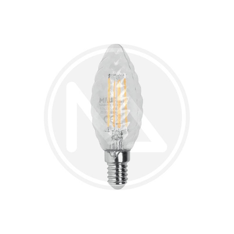 LED LAMP WITH FILAMENT "TORTIGLIONE" TRANSPARENT MAURER