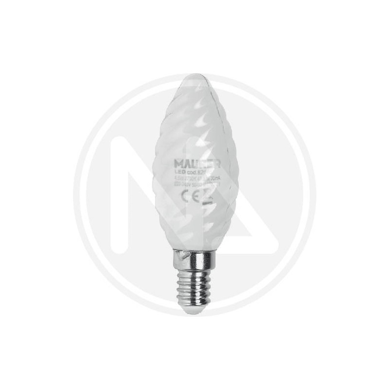 LED LAMP WITH FILAMENT "TORTIGLIONE" MILKY MAURER
