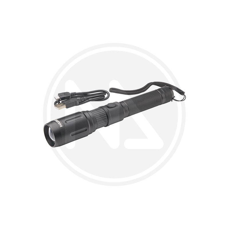 RECHARGEABLE BATTERY LED TORCH With ZOOM MAURER