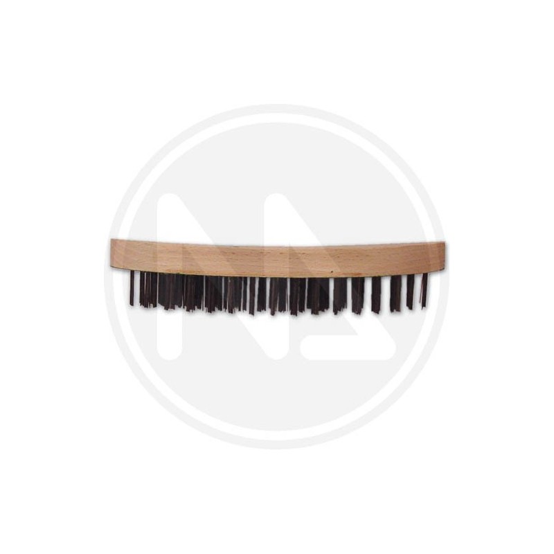 brushes-oval brush wood handle "1641" pavan