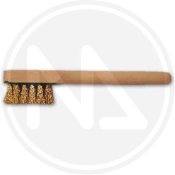 SPAZZOLA per candela con manico in legno "1761" pavan