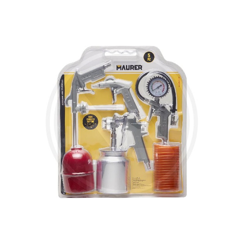 COMPRESSED AIR ACCESSORIES KIT 5 pcs maurer