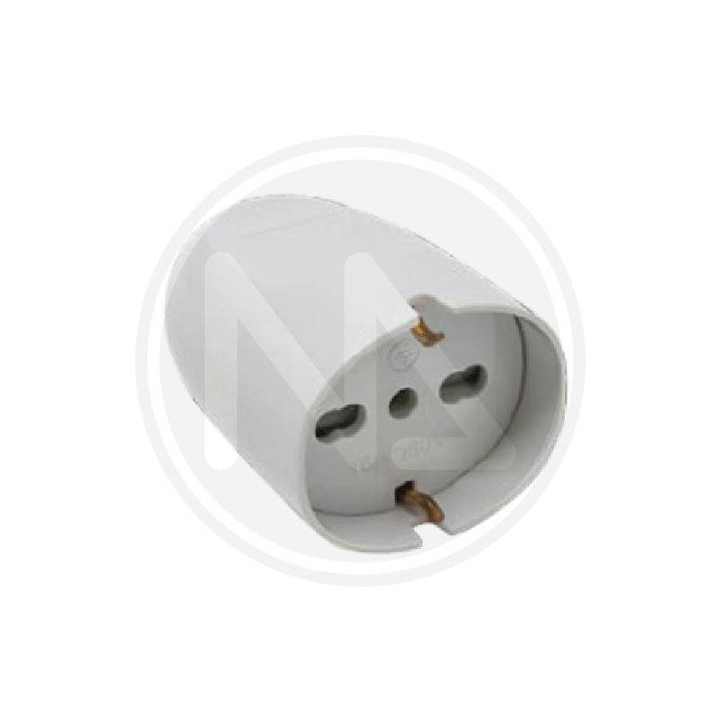 SCHUKO BIPASSO 16A WHITE SOCKET MAURER