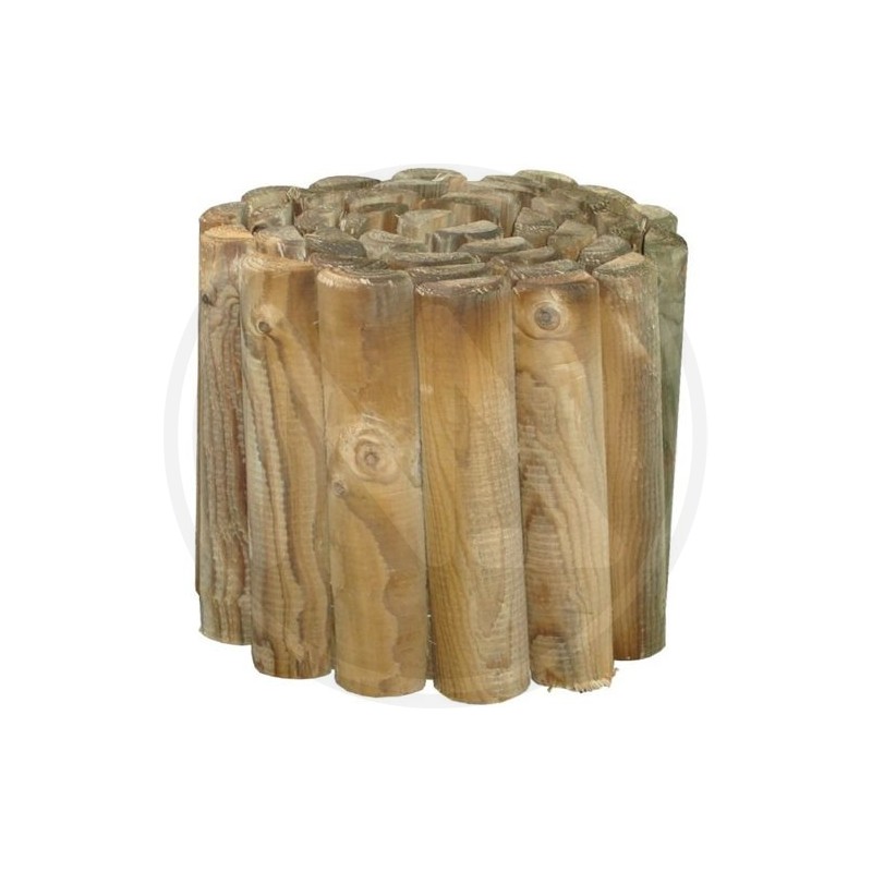 IMPREGNATED WOOD ENCLOSURE "ROLLBORDER 20" PAPILLON