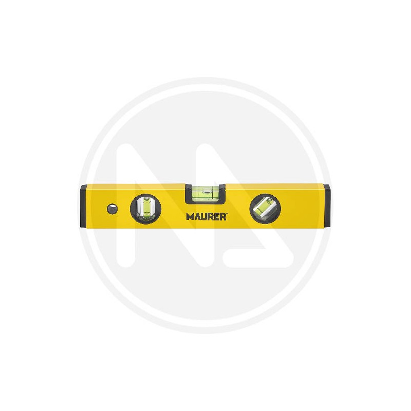 LEVEL ALUMINUM rectangular WITH MAGNETIC BASE maurer