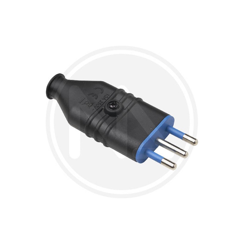 PLUG 10A 2P+T MAURER