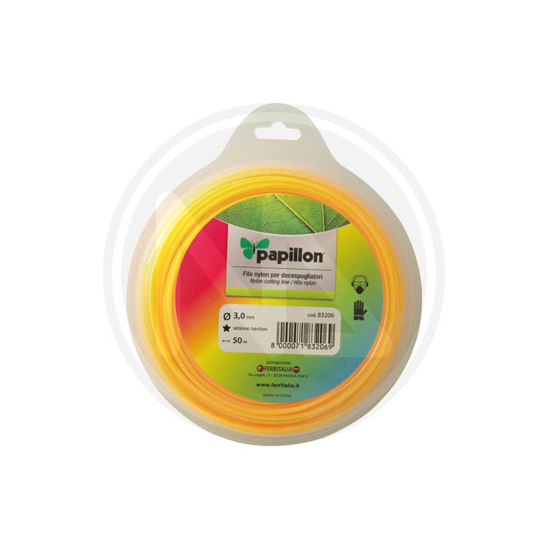 star nylon cutting line for brush cutters papillon