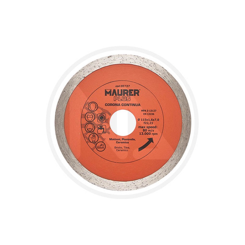 Diamond blade continuos core (EX 86737) maurer plus