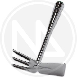 Hoe square-trident chrome plated steel papillon