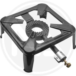 big CAST painted steel GAS BURNER PAPILLON