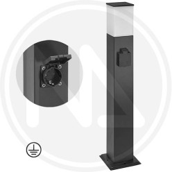 GARDEN LAMP WITH SCHUKO "SQUARED" SOCKET PAPILLON