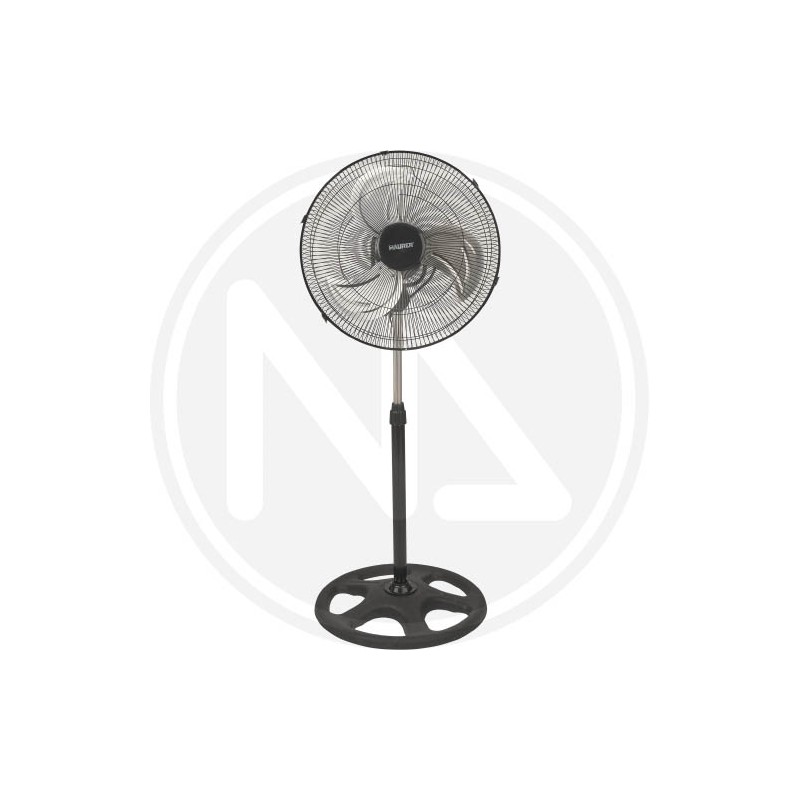 BLACK FREESTANDING FAN WITH ELLIPTICAL OSCILLATION MAURER