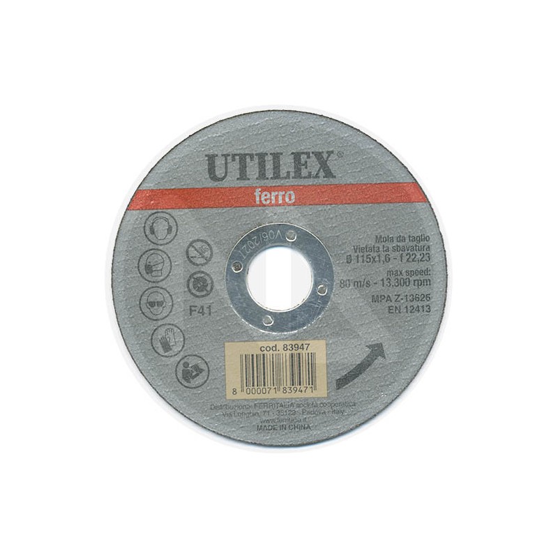 Abrasive WHEEL FOR IRON UTILEX