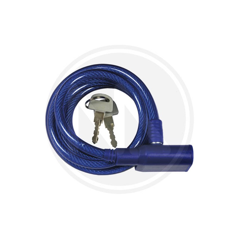 cycle spiral padlock Ø8 MM. 150 cm. maurer