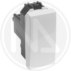 INTERRUTTORE UNIPOLARE LINEA DELIGHT BIANCO MAURER