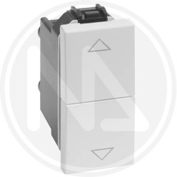 White DUAL PUSH BUTTON FOR ROLLER SHUTTER delight LINE maurer