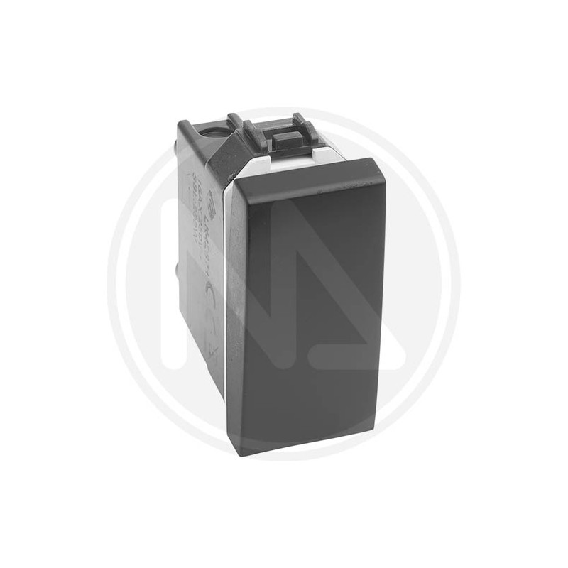 INTERRUTTORE UNIPOLARE LINEA DELIGHT NERO MAURER