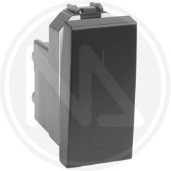 INTERRUTTORE BIPOLARE LINEA delight nero MAURER