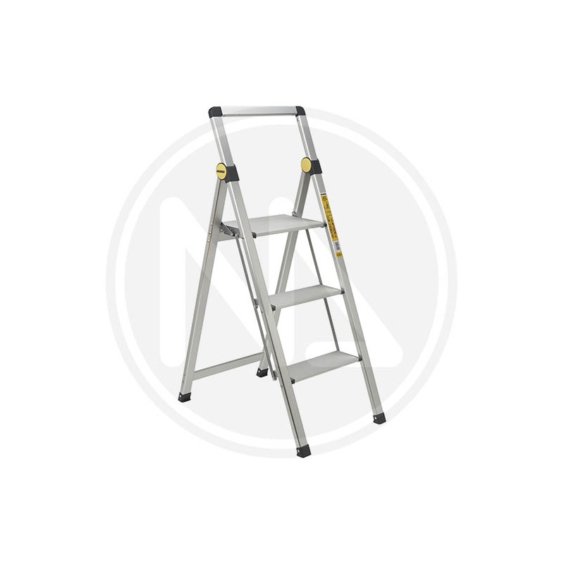 ALUMINIUM STOOL "SLIM STEP ALU 3" MAURER