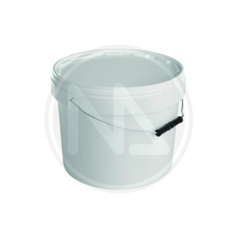 EMPTY BUCKET FOR PAINTING WITH HANDLE AND CAP MAURER