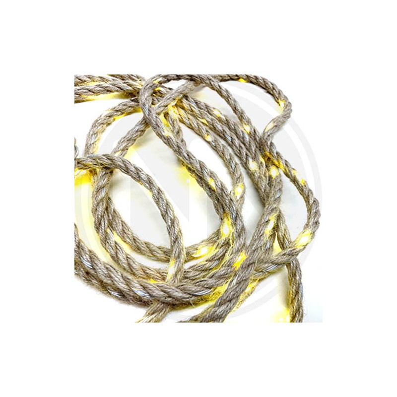 115 MICROLED LIGHTS WITH HEMP ROPE MAURER