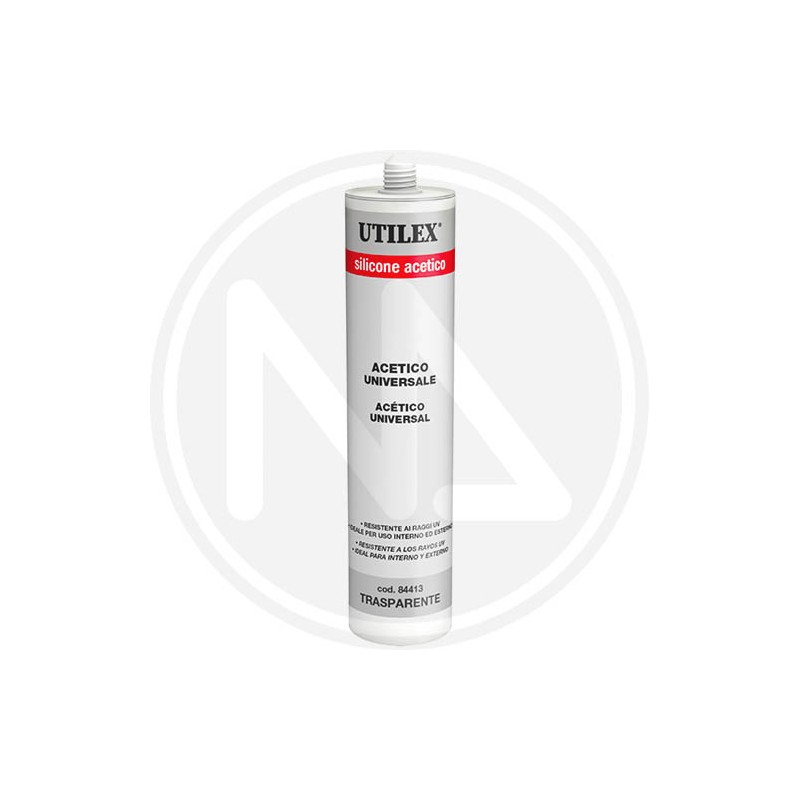 SILICONE ACETICO TRASPARENTE UTILEX