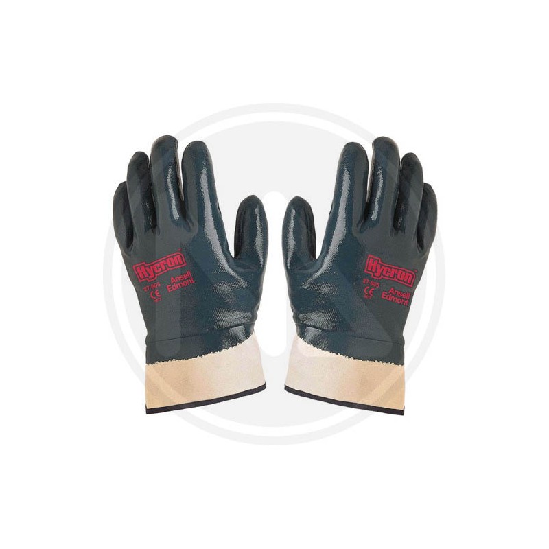HEAVY NITRIL GLOVES with hose "hycron"