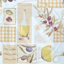 pvc tablecloth "OLIO E OLIVE" maurer