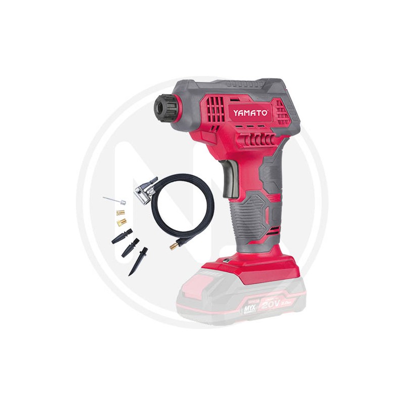 PISTOLA COMPRESSORE A BATTERIA LITIO 20V "CPG 20 L" YAMATO MYX (CORPO MACCHINA)