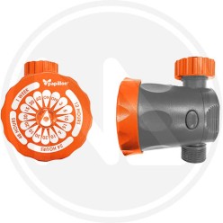 ELECTRONIC SOLENOID IRRIGATION PROGRAMMER with valve PAPILLON