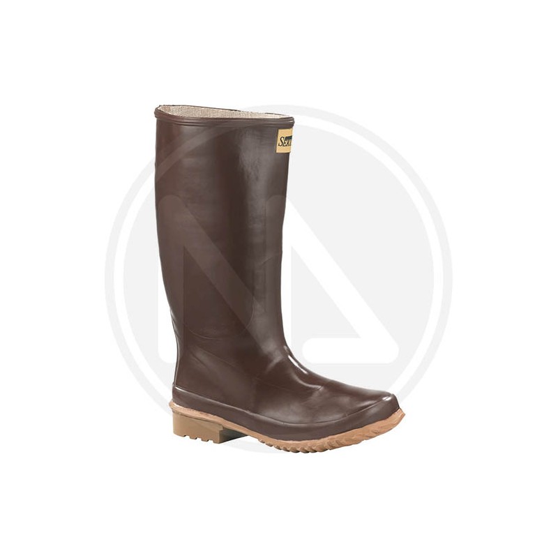 long BROWN rubber boots "SEKON 6300 OB SRA"
