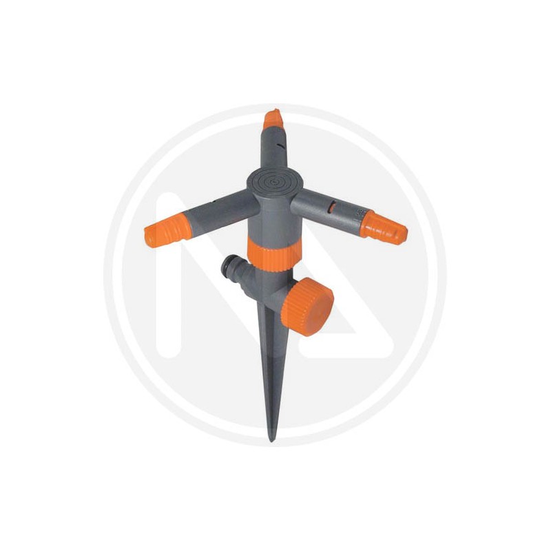 rotary sprinckler 3 nylon arms PLASTIC SPIKE papillon