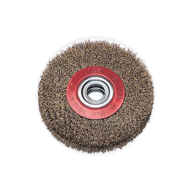 wheel brush steel crimped wire for grinder maurer