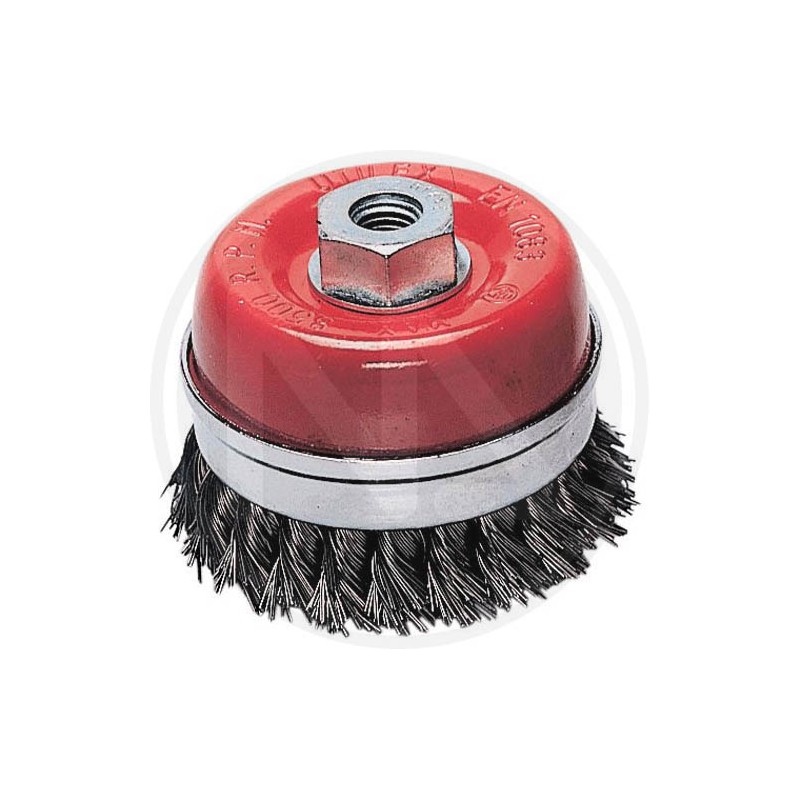 cup brush steel knotted wire for grinder maurer