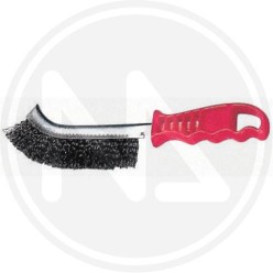 brassed steel brush with abs handle maurer