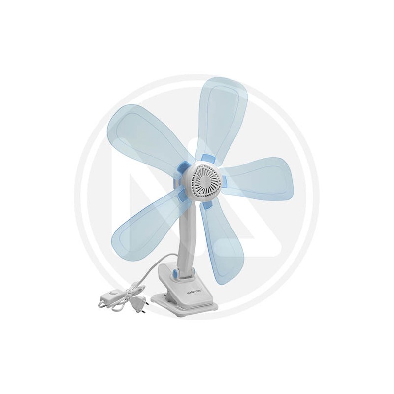 TABLE FAN WITH CLIP "PLUMBAGO" MAURER