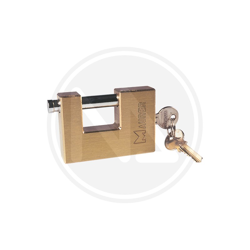 Brass padlock for shutters maurer